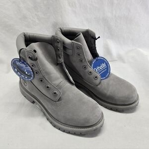 Timberland Women's Size 7 Gray Boots Nubuck New